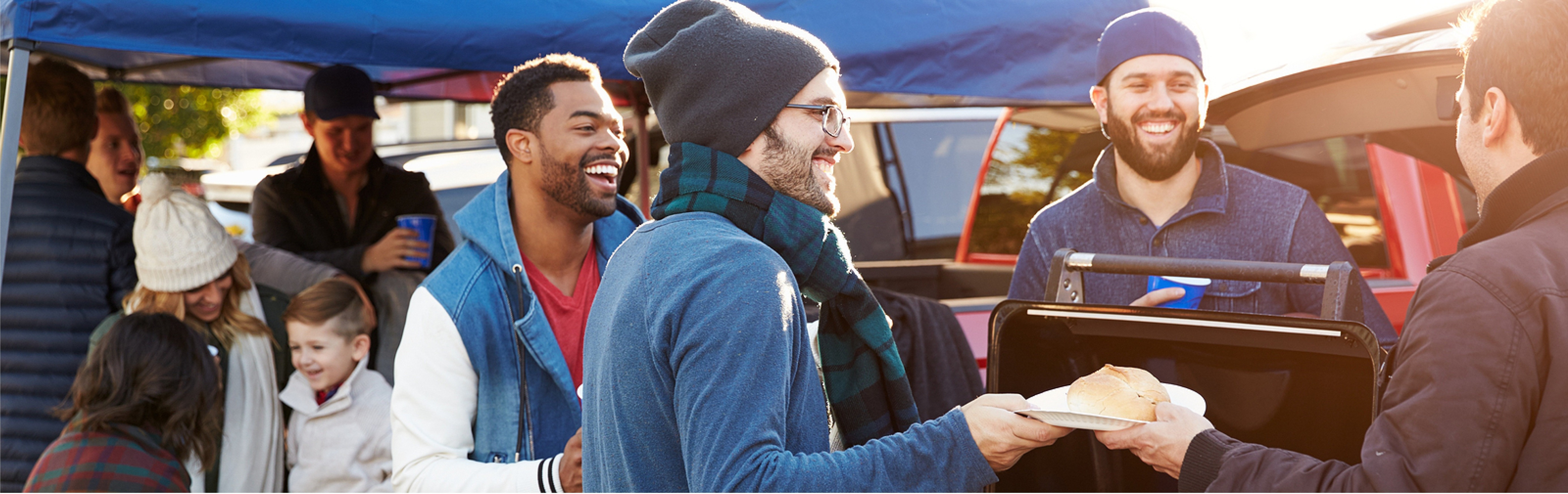 Football tailgate party